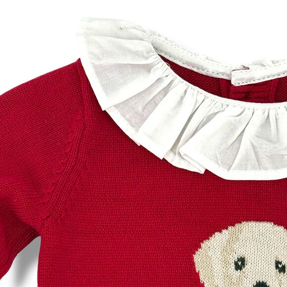 Edgehill Collection Lab Puppy Dog Sweater Knit Romper Sz 6M Darby Fallon Clark - Picture 3 of 6